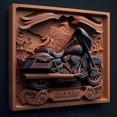 3D мадэль Harley Davidson Ultra Limited (STL)